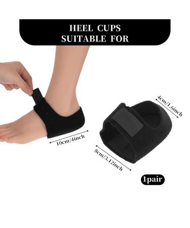Buy Heel Cushions for Pain Relief | Adjustable Gel Heel Protectors for Plantar Fasciitis & Achilles Tendonitis | Women's Sizes 5-8 - Buy Online on GoSupps.com