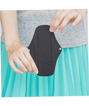 4pcs Reusable Charcoal Menstrual Pads | Washable Mesh Cloth Napkins for Women | Convenient & Eco-Friendly Feminine Care - Buy Online on GoSupps.com