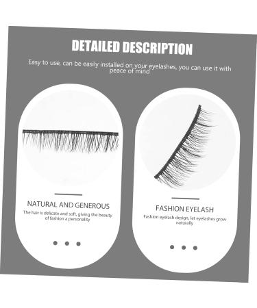 minkissy 10pairs Fake Eyelashes Lash Accessories Magnetic False Eyelashes Natural False Lashes Natural False Eyelashes False Eyelashes Magnetic Fashion 5d High-grade Fiber Decorate - Buy Online on GoSupps.com