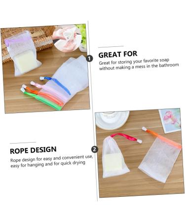 CANIGHT 30pcs Foaming Net Soap Exfoliating Bar Soap Pouch Foam Net for Body Soap Saver Nylon - Buy Online on GoSupps.com