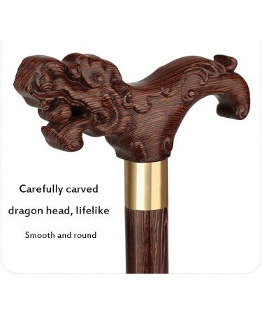 Walkers for Seniors Adult Crutches Wenge Wood Material Dragon Shape Beautiful and Generous Both Men and Women Can Use rollat Journey - Buy Online on GoSupps.com