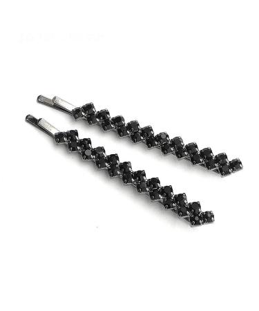 Crystal Rhinestone Hair Pins - Set of 8 Pieces - Fashionable Hair Clips for Women and Girls - Bobby Pins for Elegant Hairstyles and Decorative Hair Styling - Buy Online on GoSupps.com