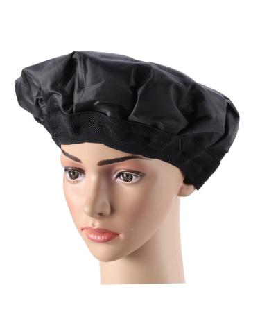 FRCOLOR Gel Cap Black Gel Curl Gel for Curly Hair Curly Hair Gel Microwavable Bonnet Hair Cap Curls Steamer Lid