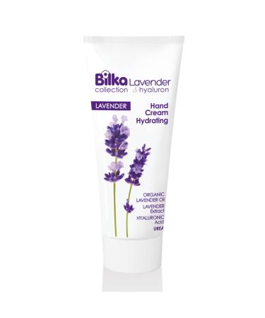 Bilka Collection Lavender & Hyaluronic Acid Hand Cream Moisturizing with Lavender Oil Hyaluronic Acid Urea Almond & Avocado Oil for Soft & Youthful Hands 100