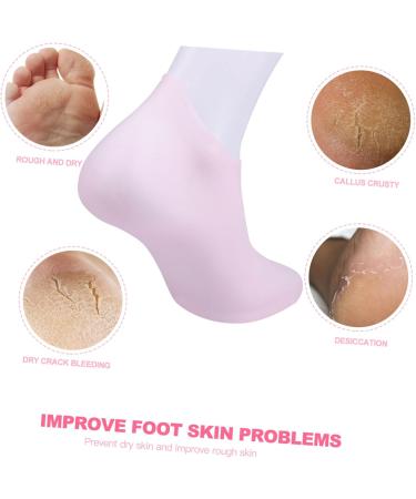 POPETPOP 3 Pairs Protective Socks Pedicure Socks Moisturizing Socks for Women Moisture Socks for Women Overnight Socks for Moisturizing Feet Gel Foot Skin Sock Sebs Miss Whitening Heel Pad - Buy Online on GoSupps.com