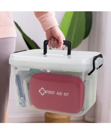 Sandmovie 2-Layer Plastic Storage Bin Family First Aid Box - 1 Pack - Buy Online on GoSupps.com