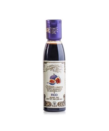 Giuseppe Giusti Fig Balsamic Glaze Reduction of Balsamic Vinegar of Modena IGP - Natural Fig Flavored Balsamic Vinegar Glaze Made with Grape Must and Figs, Imported from Italy 5.07 fl oz (150ml) Fig 5.07 Fl Oz (Pack of 1)