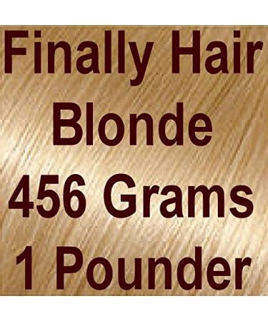 BLONDE (light blonde) Finally Hair Hair Fiber Refill 456 Grams Full Pounder For Hair Loss Concealing by Finally Hair