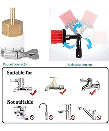 Window Cleaning Brush Telescopic Rod Cleaning Brush Multi Purpose Water Spray Brush Suitable for Window Cleaning Photovoltaic Panel Cleaning Cleane Conservatory Roof 3.6m/12FT - Buy Online on GoSupps.com