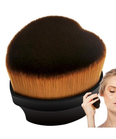 Bexdug Liquid Foundation Applicator Brush - Makeup Sunscreen Applicator Brush Light Weight Powder Makeup Tools for Dating Traveling Business Trip Daily Life Black