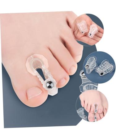 4 Pairs Magnetic Splitter Hammer Straightener Pedicure Tools for Women - Bunion Pads & Transparent Splints - Buy Online on GoSupps.com