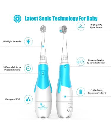 Dada-Tech Kids Electric Toothbrush Replacement Heads - 4 Pack for DT-BB1 DT-K6 SG-513 SG-977 (Ages 3+) - Buy Online on GoSupps.com