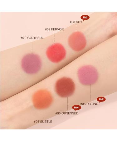Waterproof Cream Blush Stick - 3-in-1 Multi-Use Blusher Contour - Long-lasting and Moisturizing Formula - Easy to Blend for Lip, Cheek, and Eye - Natural Look - (Orange Subtle) - Buy Online on GoSupps.com