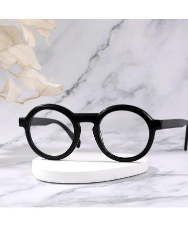 Aoolia Stylish Round Reading Glasses - 2.5 Diopter Bluafilter Optics for Men & Women | Perfect for PC TV Gaming & Cell Phone Use - Buy Online on GoSupps.com