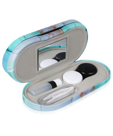 Coheali travel container-suitcase 1 sentence eye box with tweezers Applicator eye care set travel glass storage holder eye container eye remover tool household appliances