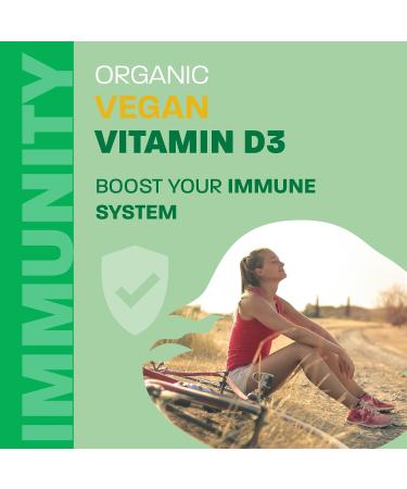Certified Organic VEGAN Plant-Based Vitamin D3 Drops - 1000IU per drop - 490 Servings - Unflavoured - DUO PACK 2X 13.5ml - Immune System Support - Made in Canada 13.5 ml (Pack of 2) - Buy Online on GoSupps.com