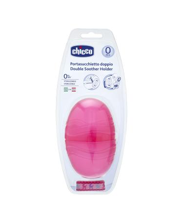 Chicco Pink Pacifier Box for 2 | 2-Piece Set | Ideal for Babies | International Shipping Available - Buy Online on GoSupps.com