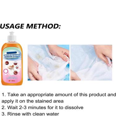 Clothing Stain Remover Agent Clothing Stain Cleaning Agent with Multi Functions Fabric Upholstery Cleaners for Drapes Sofa Clothes Carpets Bed Linen Door Drapes Klufo - Buy Online on GoSupps.com
