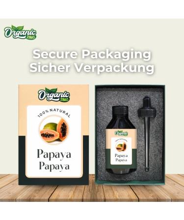  ORGANIC ZING Organic Zing Papaya Oil (Carica Papaya) - Pure and Natural Carrier Oil for Massage Skin Care and Hair Care - 30ml - Buy Online on GoSupps.com