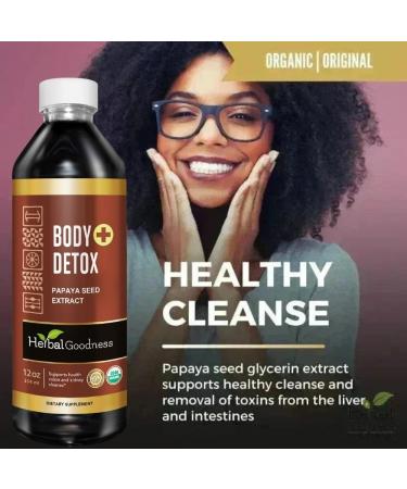 Body Detox Plus - Full Body Colon Cleanser with Kidney Support Liver Support and for the Digestive System - All-natural Superfood Supplement and Colon Broom for Men & Women -12 Units (12oz) - Buy Online on GoSupps.com