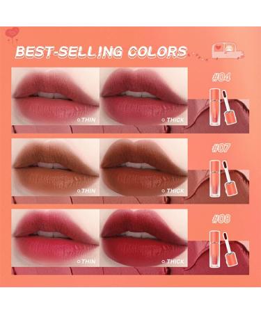  IOIUSKKU IOIUSKKU 2.5g Matte Lip Gloss Waterproof Lip Gloss Makeup Accessories Girlfriend Type 4 - Buy Online on GoSupps.com