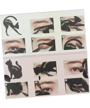 Didiseaon 2pcs Eye Stencil Eyeliner Stencil Eyeshadow Stencil Template Auxiliary Tool - Buy Online on GoSupps.com
