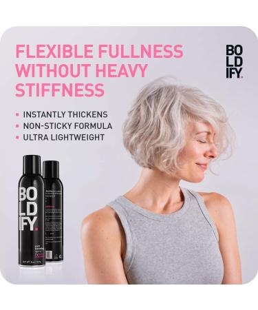 Boldify Spray Root Booster - Volumizing Mousse for Fine Hair | Root Lifter & Texture Spray Styling Products - 8oz - Buy Online on GoSupps.com