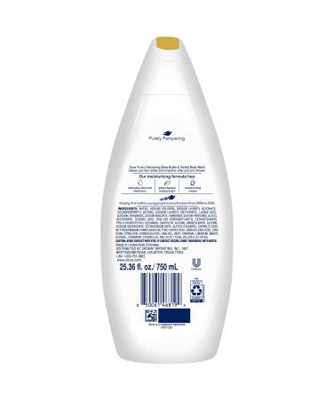 Dove Body Wash 6-Pack Purely Pampering Shea Butter & Warm Vanilla for Softer Smoother Skin 25.4 Oz Ea Vanilla 22 Ounce (Pack of 6) - Buy Online on GoSupps.com