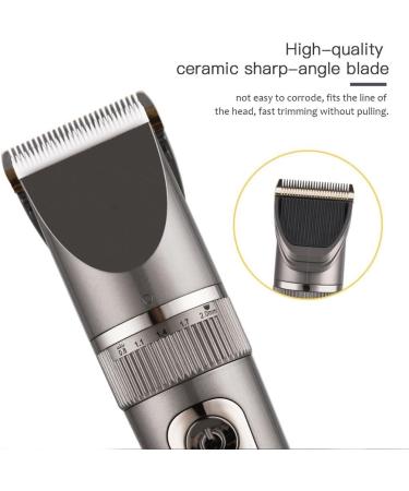 IPX7 Waterproof Hair Clippers for Men - Rechargeable Hair Cutting Kit with Length Adjustment & LED Display - Buy Online on GoSupps.com