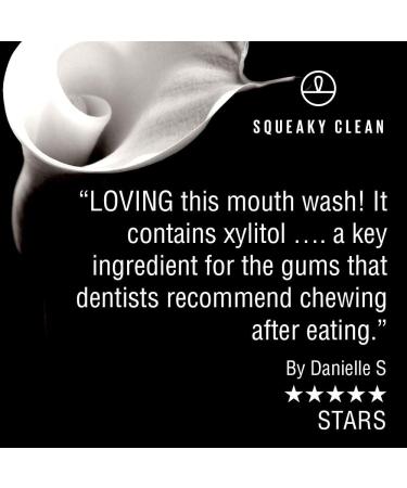 Squeaky Clean Alcohol-Free Mouthwash 16oz - Cool Mint Oral Rinse for Fresh Breath, Treats Bad Breath - Buy Online on GoSupps.com