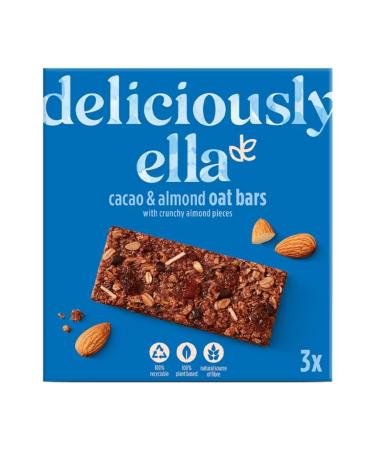 6 x Deliciously Ella Cacao & Almond Oat Bar Multipack 3 x 50g