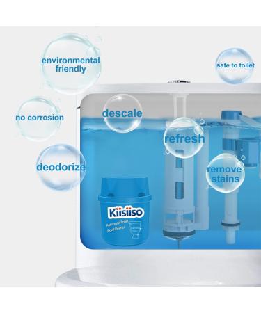 KIISIISO Toilet Bowl Cleaner Tablets - 6 Pack for 6 Months Supply - Automatic Long-Lasting Formula in Bottle - Blue - Buy Online on GoSupps.com