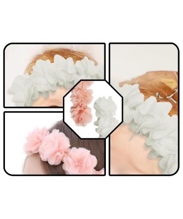 Kapsing 2-Piece Baby Headband Set | Elastic Turban Hairbands for Newborns & Toddlers | Flower Accessories for Baby Girls - Buy Online on GoSupps.com