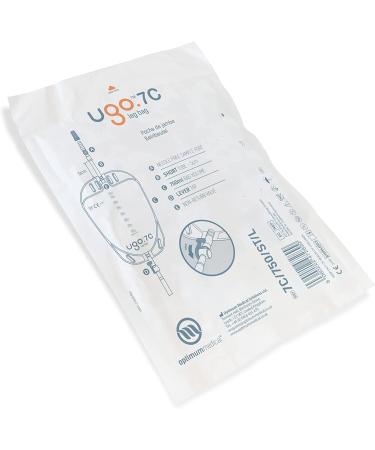 Ugo Leg Bags x10 - Urine Drainage Bags, Soft Fabric Backing, Natural Leg-Shape Design, 750ml Short Tube, Lever Tap (Pack of 10) - Buy Online on GoSupps.com
