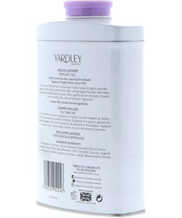 Yardley London English Lavender Talc 250g - Natural Fragrance Powder - Buy Online on GoSupps.com