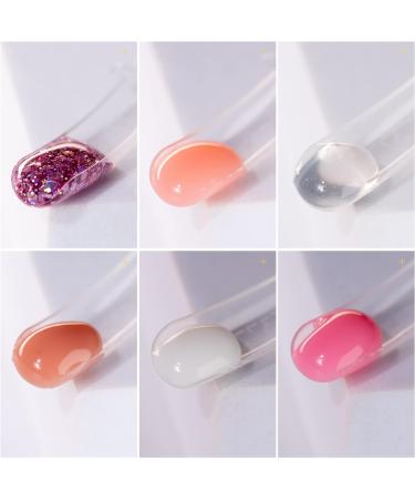 Burano Poly Nail Extension Gel Kit - All-in-One Builder Gel Set with LED Lamp for Nails in Pink - Buy Online on GoSupps.com