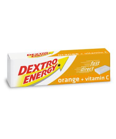 Dextro Energy Orange Glucose Tablets with Vitamin C 47 g 24 Packs Energy Tablets for a Quick Burst of Glucose 24 Count (Pack of 1)