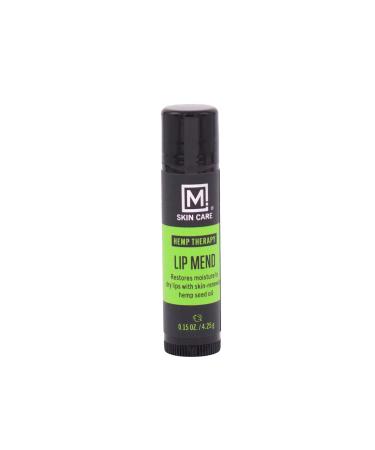 Hemp Therapy Lip Mend Balm for Men Refreshing Peppermint Shea Butter Cruelty Free