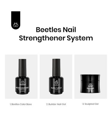 Beetles Color Base Gel Nail Polish Set 6 Sheer Neutral Shades Porcelain Doll Pink & Strengtheners for Perfect French Tips | 0.25 Fl Oz Each - Buy Online on GoSupps.com