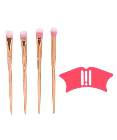 Nose Shadow Tool Multifunctional Silicone Stencil Nose Contouring Stencil Face Makeup with Brush Eyelash Aid for Beauty