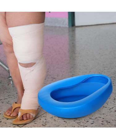 Plastic Bedpan for Women & Adults | Unisex Bedpan for Bedridden Patients | Easy to Clean & Use - Buy Online on GoSupps.com