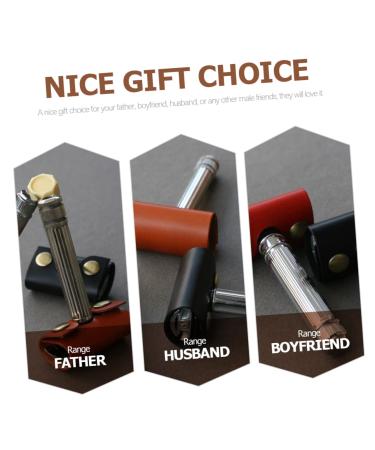 FRCOLOR 15 Pcs Safety Razor Case Set for Men | Durable Travel Shaver Sleeve | Synthetic Leather Razor Storage - Buy Online on GoSupps.com