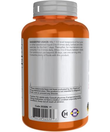 NOW FOODS Creatine Powder 226g - Pure Creatine Supplement for Muscle Growth & Energy Boost - International Shipping Available - Buy Online on GoSupps.com