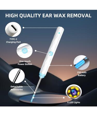 AVM Ear Wax Removal Camera - 3.6mm 1296p HD Wireless Ear Cleaner Kit for Kids Adults & Pets | Compatible with iPhone & Android - Buy Online on GoSupps.com