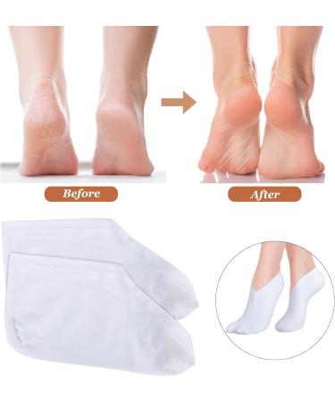 Moisturizing Foot Spa Socks - 5 Pairs Cotton Cosmetc Lotion Socks for Dry Cracked Feet - International Shipping - Buy Online on GoSupps.com