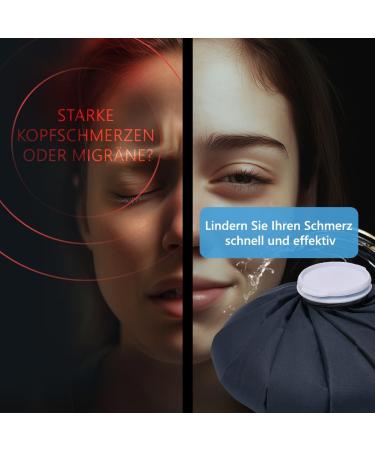 IEA Medical Ice Cream Bag & Heat Bag - 23cm Reusable Cooling & Heating Solution for Pain Relief | Blue - Buy Online on GoSupps.com