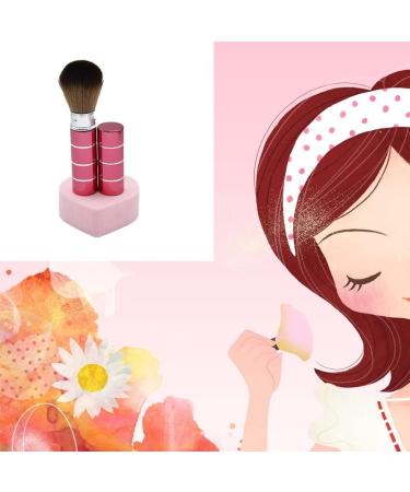 1PC Retractable Powder Brush Travel Nail Dust Brush Portable Face Blush Brush with Cover Red - Buy Online on GoSupps.com