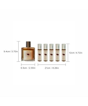 KtafaEDP Perfume Men's Luxury Perfume Gift Set Chocolate Perfume Luxury Set (1.7fl. oz.+5x 0.34 fl. oz.) lrresistable ChocolateScent | Aromatic perfumes for men - Buy Online on GoSupps.com