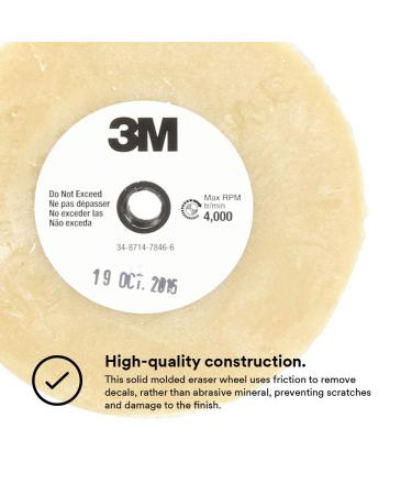 Cubitron 3M Stripe Off Wheel Adhesive & Decal Remover - 4 x 5/8 - 07499 (Pack of 1) - Buy Online on GoSupps.com