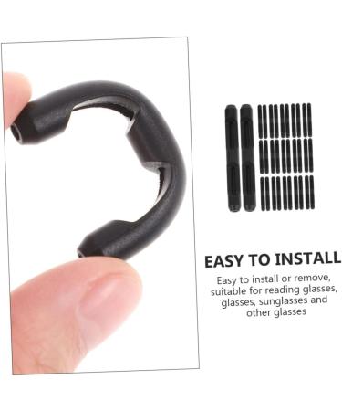 Jojofuny 32 Pairs Glasses Hangers & Ear Cushions | Comfort Brille Brackets for Sport Sunglasses | Durable Tape Holders - Black 4 Pack - Buy Online on GoSupps.com